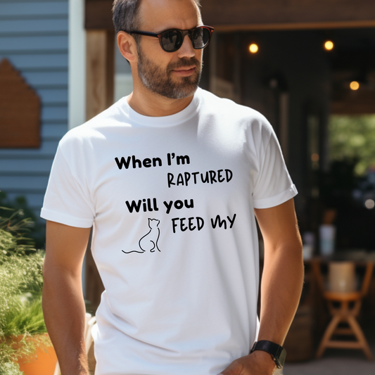 RAPTURED - CAT T-SHIRT - M - BK