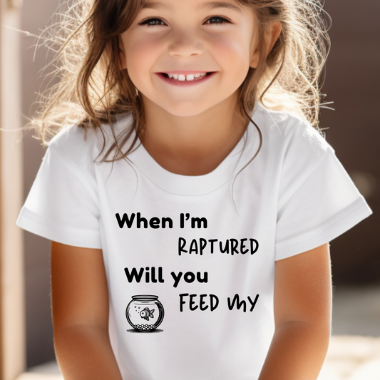 RAPTURED FISH T-SHIRT - BK