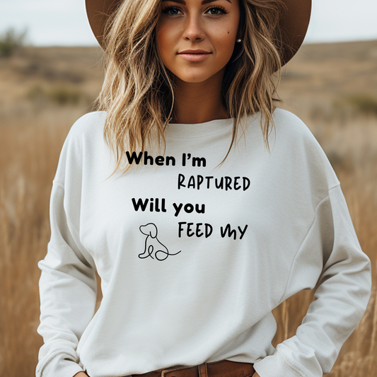 RAPTURED DOG SWEATSHIRT - W - LBK