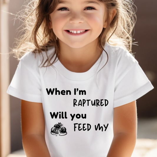 RAPTURED MICE T-SHIRT - BK