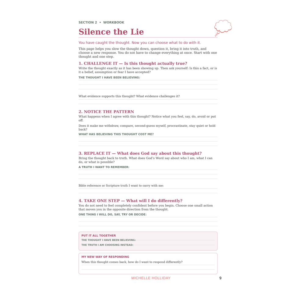 Silence the Liar Within - A Practical Christian Work ebook