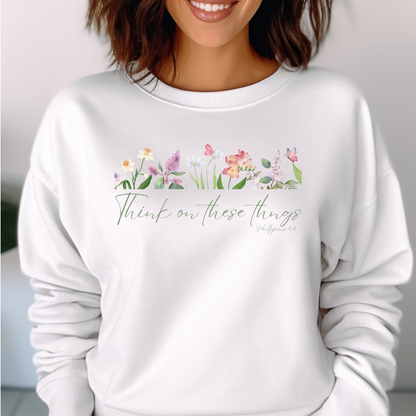 THINK ON THESE THINGS SWEATSHIRT - W - CL