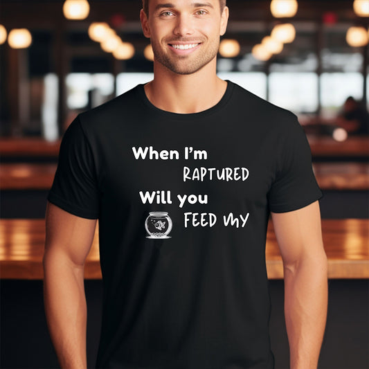 RAPTURED - FISH T-SHIRT - M - WH