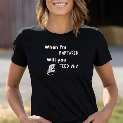 RAPTURED - POSSUM T-SHIRT - W - WH