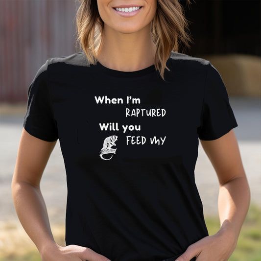 RAPTURED - POSSUM T-SHIRT - W - WH
