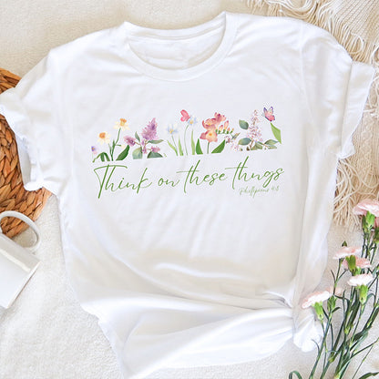 THINKING ON THESE THINGS T-SHIRT - HC - GN