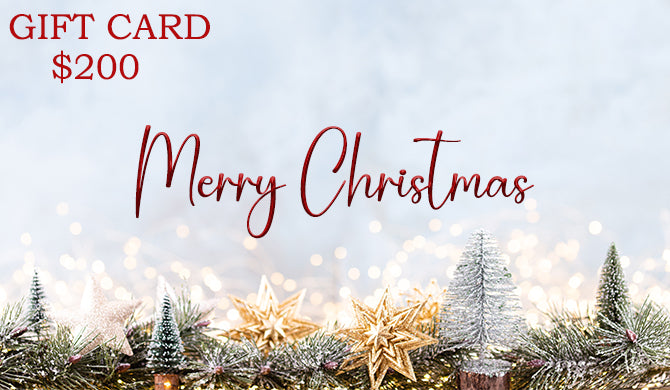 MERRY CHRISTMAS GIFT CARD - WH