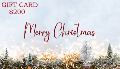MERRY CHRISTMAS GIFT CARD - WH
