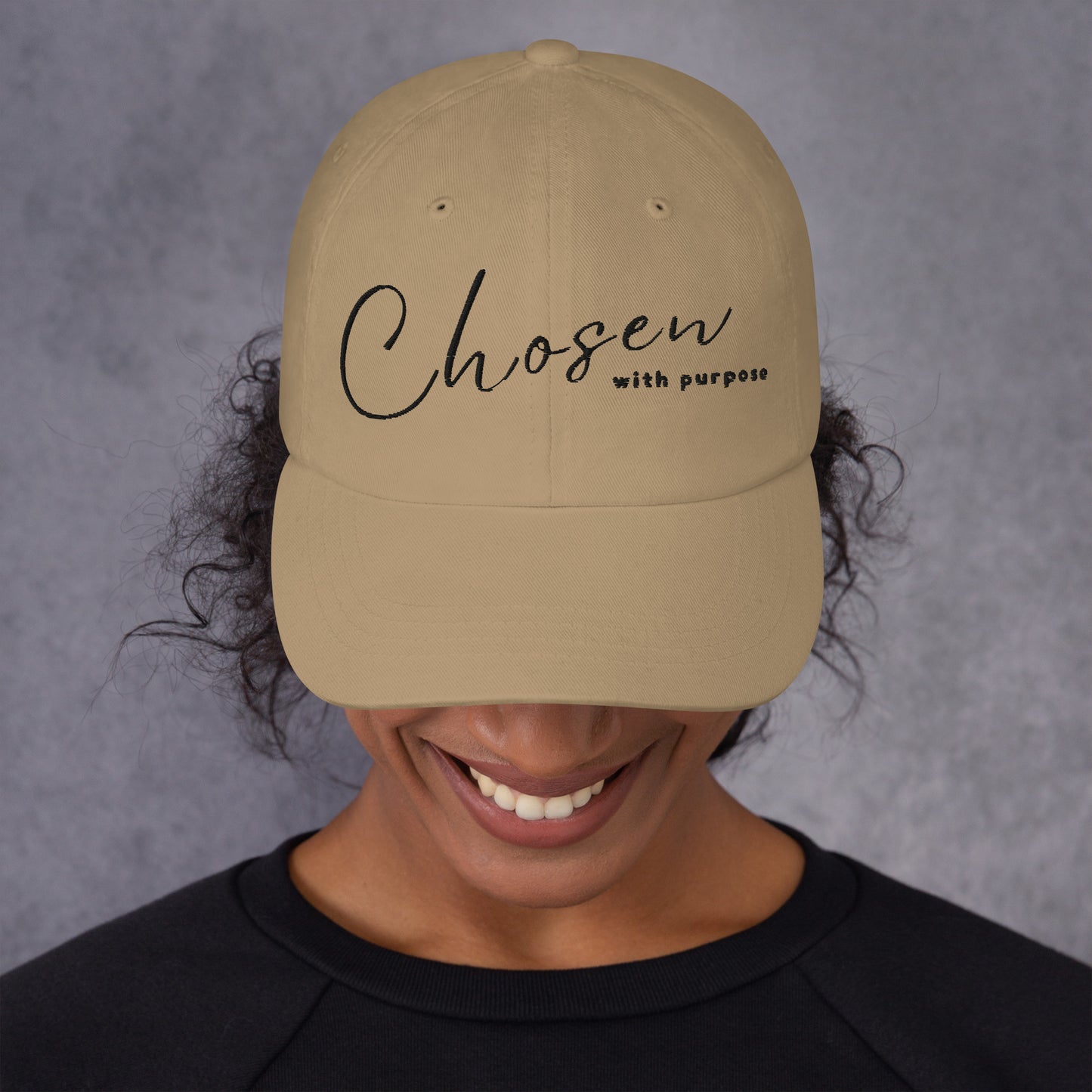 CHOSEN DAD HAT - BK