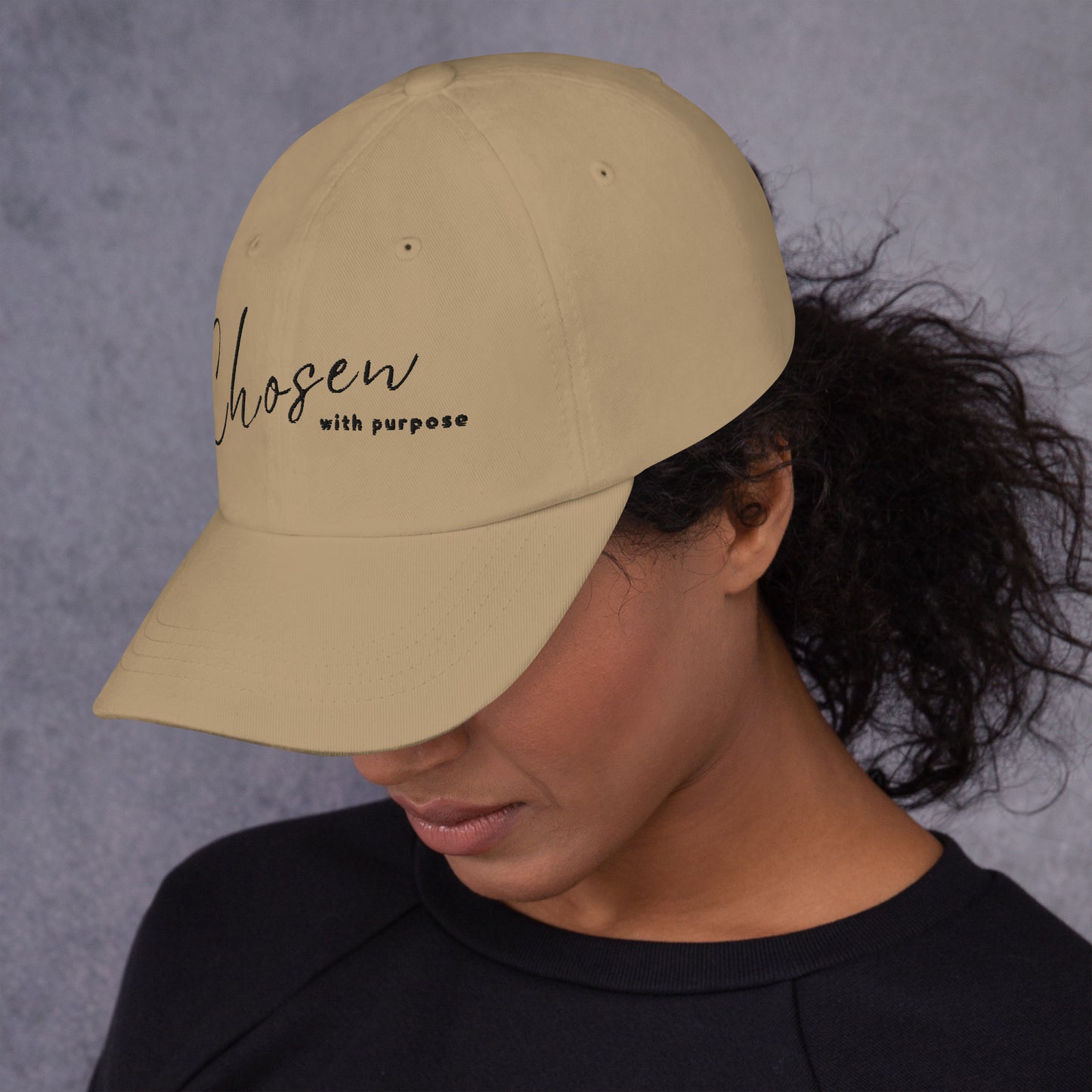 CHOSEN DAD HAT - BK