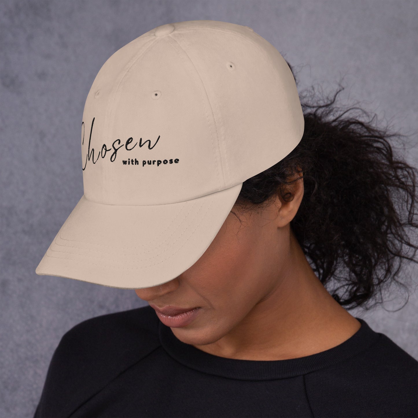 CHOSEN DAD HAT - BK