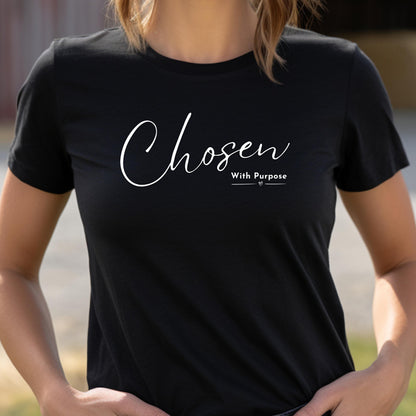 CHOSEN WITH PURPOSE T-SHIRT - 5000 - WH