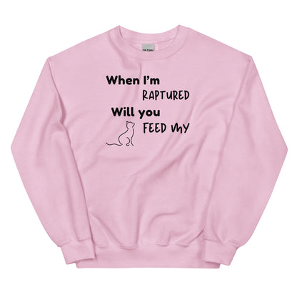 RAPTURED CAT SWEATSHIRT -W- LBK