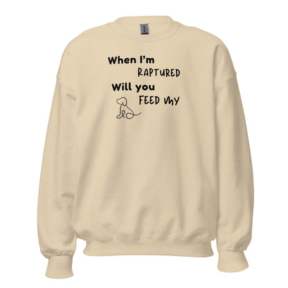 RAPTURED DOG SWEATSHIRT - W - LBK