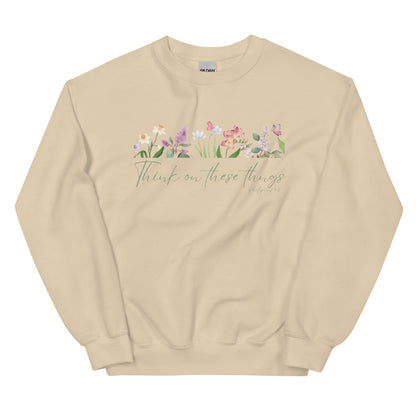 THINK ON THESE THINGS SWEATSHIRT - W - CL
