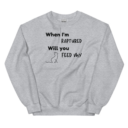 RAPTURED CAT SWEATSHIRT -W- LBK