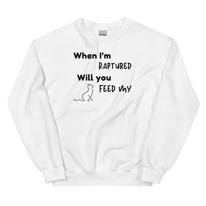 RAPTURED CAT SWEATSHIRT -W- LBK