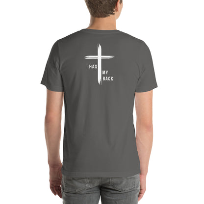 HE HAS MY BACK T-SHIRT - WH