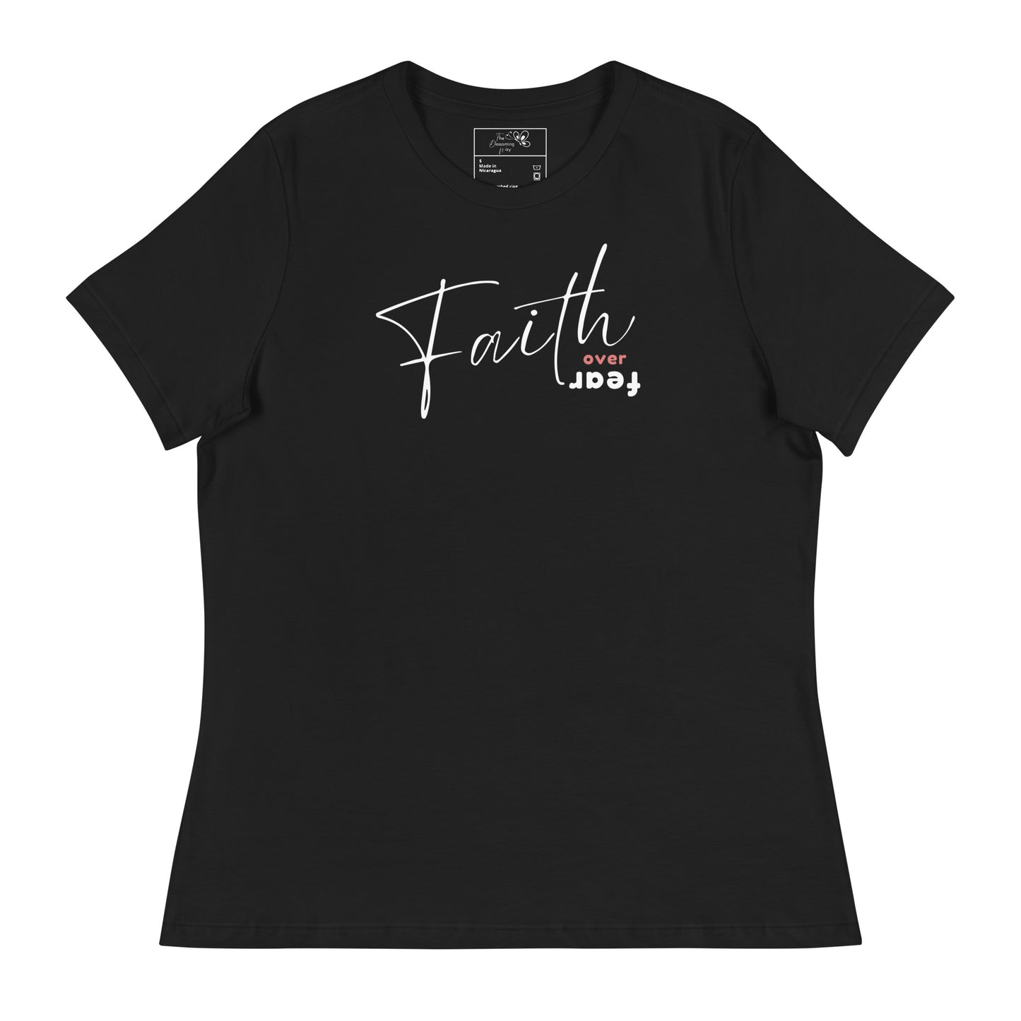 FAITH OVER FEAR T-SHIRT - 6400 WH