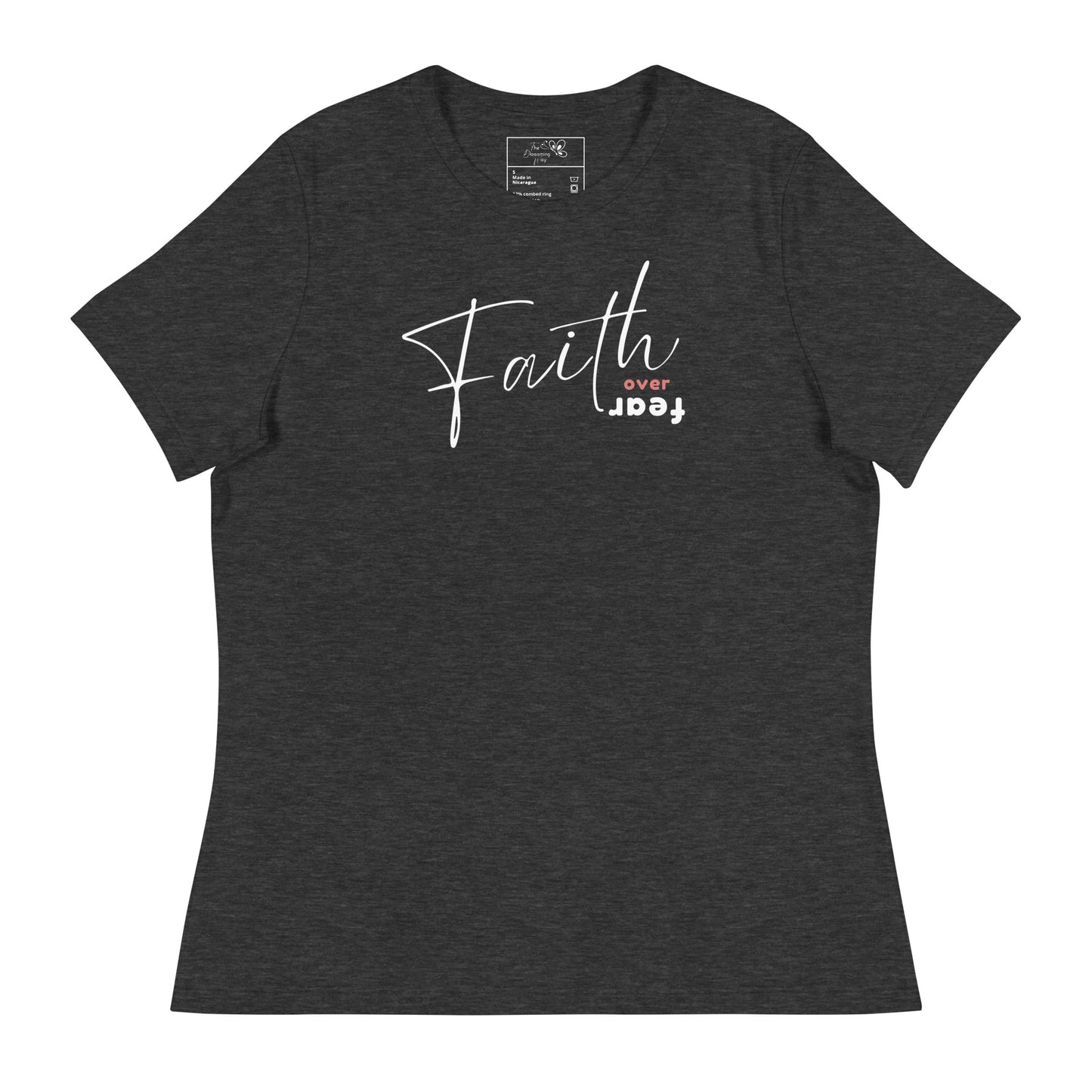 FAITH OVER FEAR T-SHIRT - 6400 WH