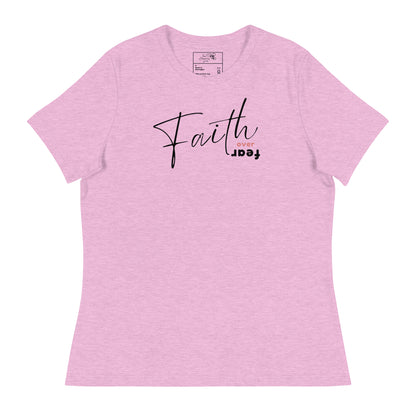 FAITH OVER FEAR T-SHIRT - 6400 BK