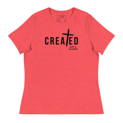 CREATED WITH PURPOSE CROSS T-SHIRT - RX - BK