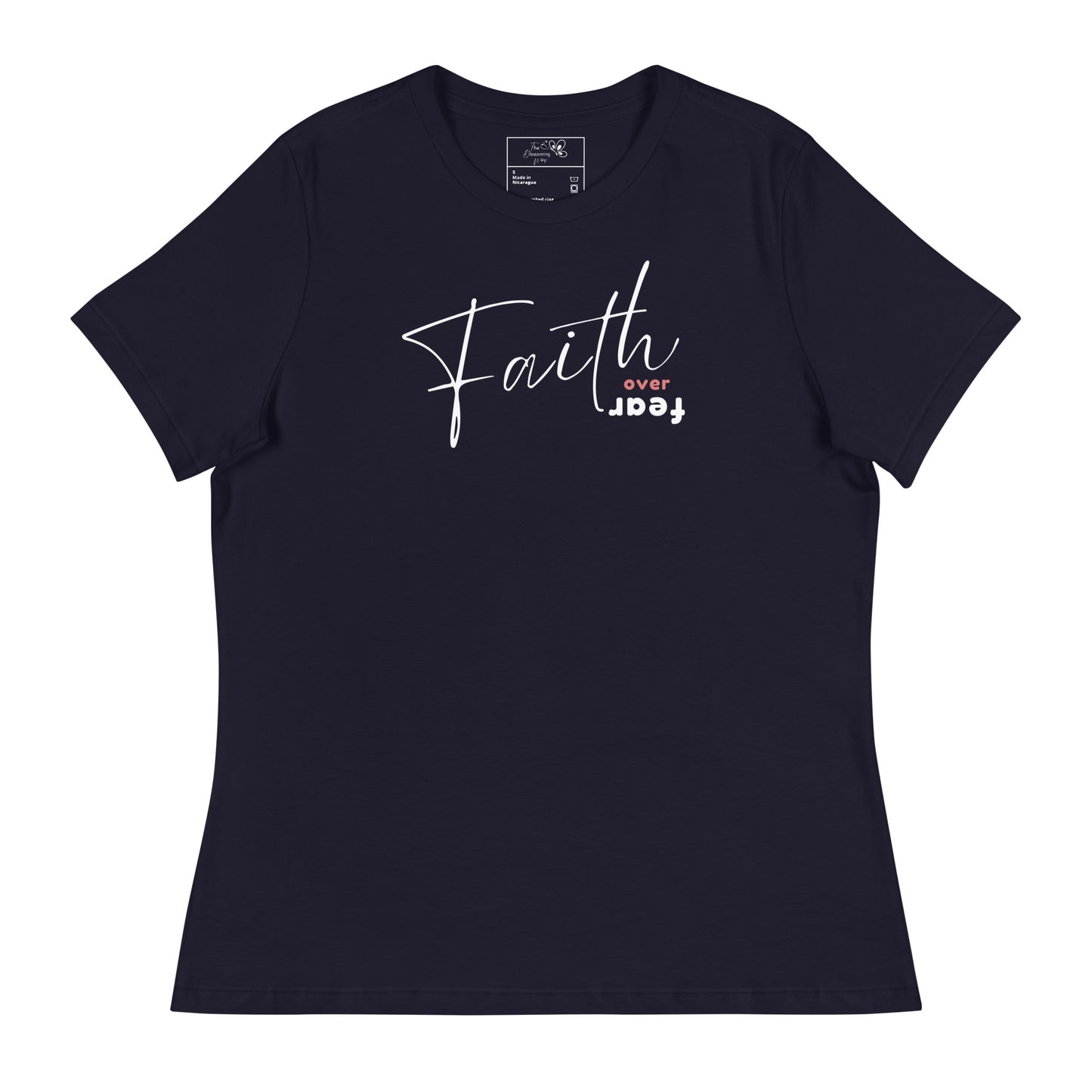 FAITH OVER FEAR T-SHIRT - 6400 WH