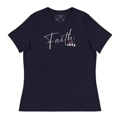 FAITH OVER FEAR T-SHIRT - 6400 WH