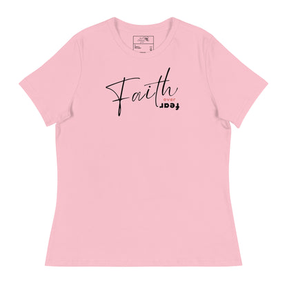 FAITH OVER FEAR T-SHIRT - 6400 BK